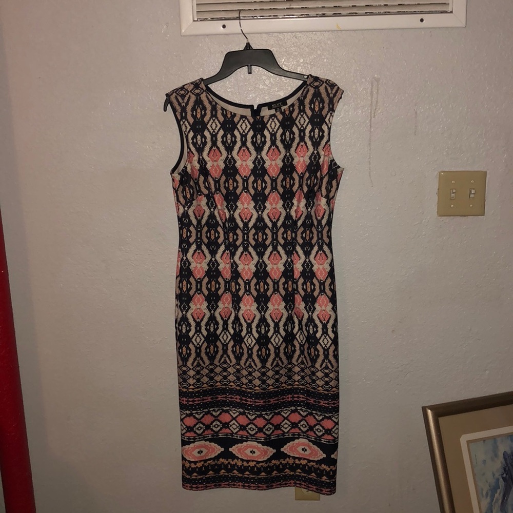 Dress multi color